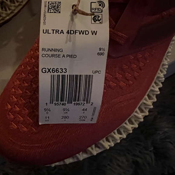 Adidas 4DFWD women’s 11 wonder red - Picture 3 of 4